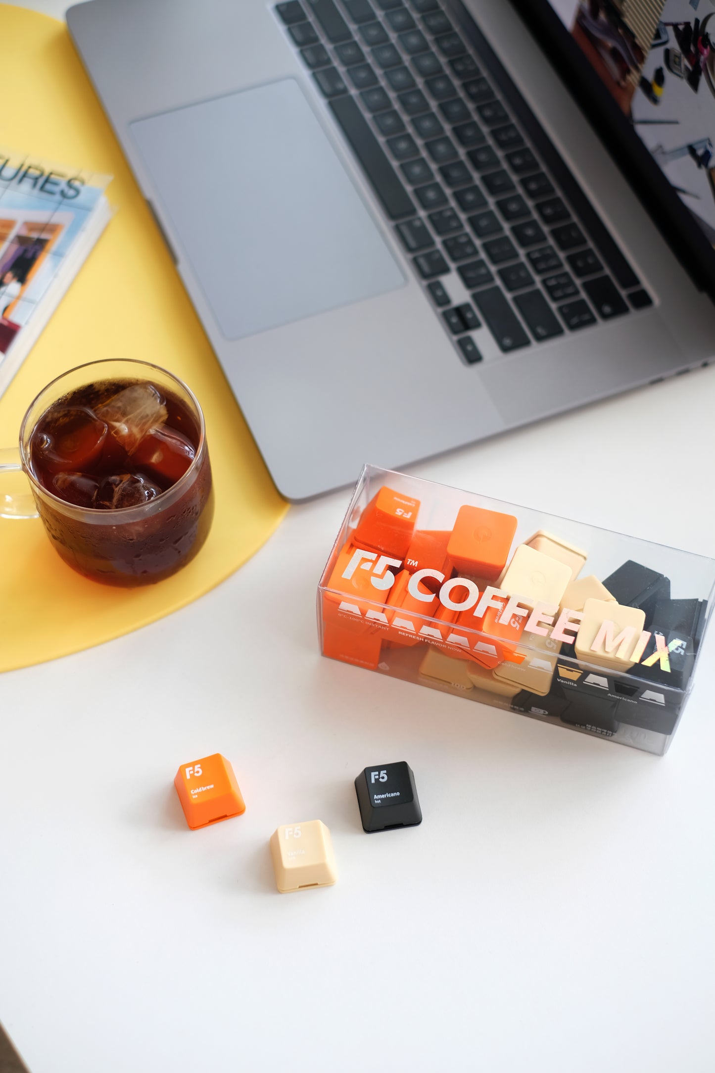 F5 instant coffee cubes (18 count with 3 flavors)