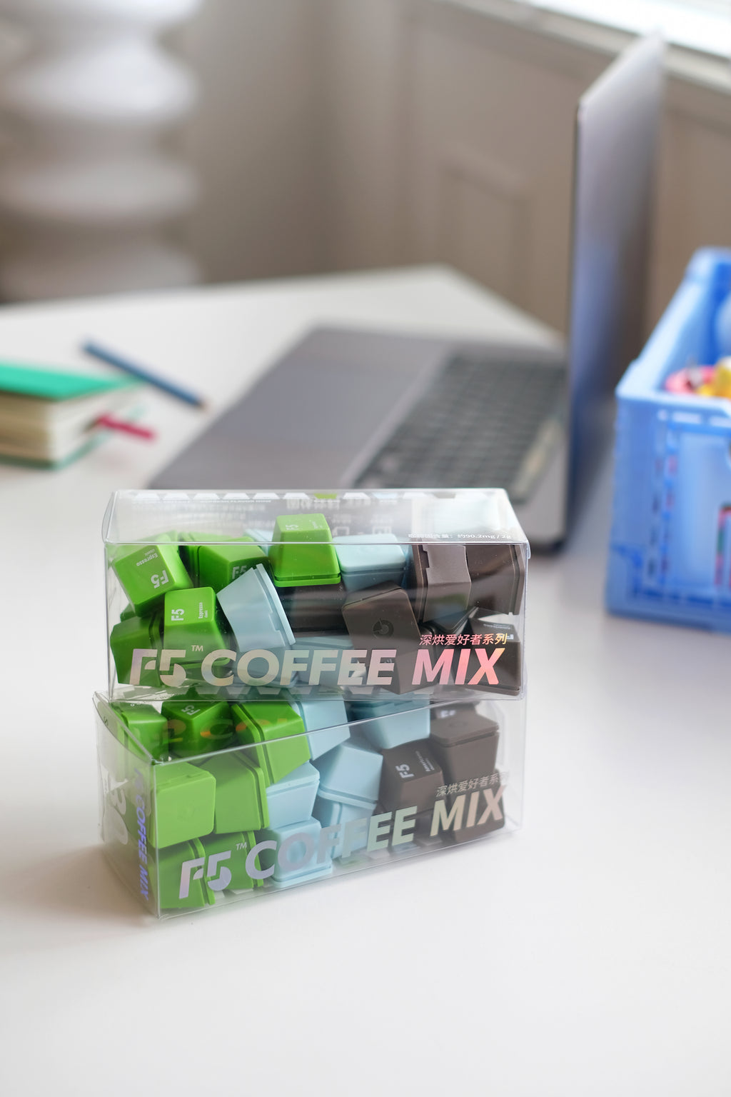 F5 Coffee Cubes – 18 Count Variety Pack (Espresso, Sea Salt, Chocolate)