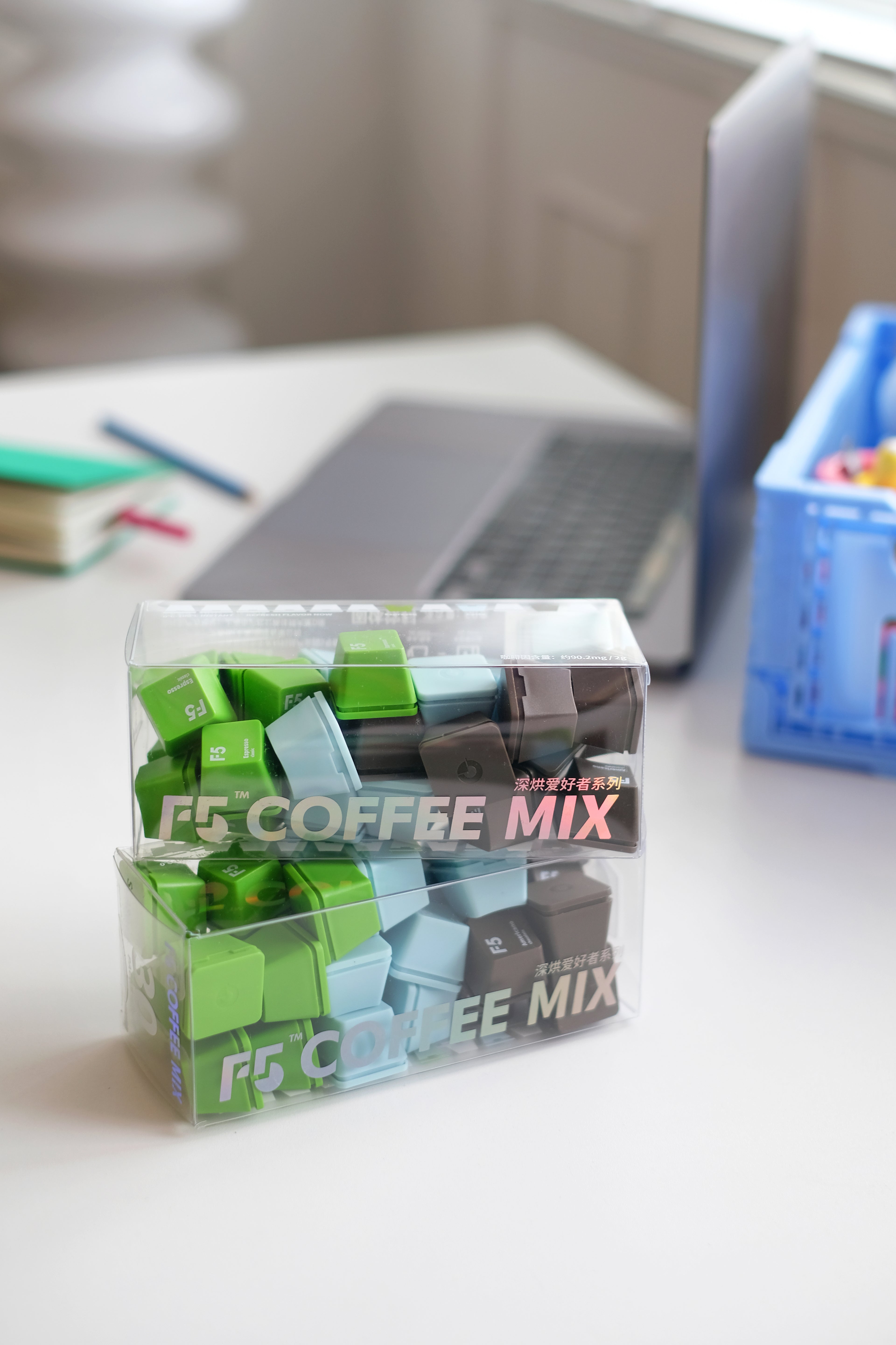 F5 Coffee Cubes – 18 Count Variety Pack (Espresso, Sea Salt, Chocolate)